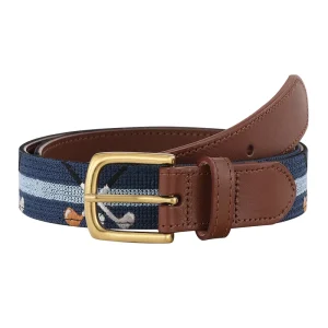 Embroidered Golf Belt Custom Logo Men’s Belt Outdoor Sports Gift Belt For Golfers