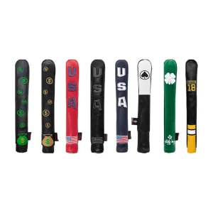 Embroidered PU Leather Alignment Stick Cover