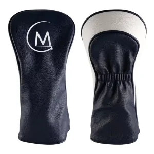 Embroidered PU Leather Golf Headcovers for Driver Fairway Hybrid and Utility Clubs