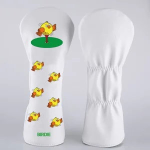 Embroidery Complex Design PU Leather Golf 3 wood Headcover Accessories Leather Golf Fairway Wood Head Cover