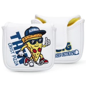 Embroidery Cute Pizza Golf Putter Cover Custom Golf Club Head Cover Mallet Putter Headcover