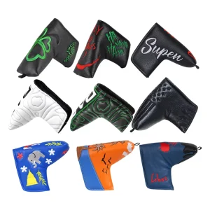 Embroidery Golf Club Headcovers Luxury Golf Accessories Gift Blade Putter Factory Golf Headcovers