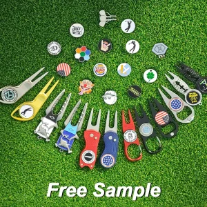 Enamel Set Divot Repair Tool Other Products Metal Caps Accessories Blank Magnetic Hat Clip Custom Golf Ball Marker