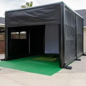 Enclosure Inflatable Golf Simulator Movie Screen Enclosure Golf Cage Tent