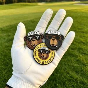 Engravable Wooden Donuta Daisy Golf Tool Ball Marker Golf Eeuu Display Poker Australia hat Chip Manufacturer Chilli Skull