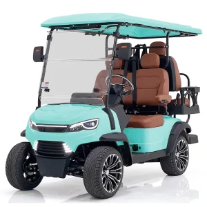 Europe America DOT Certified Steel Electric Passenger Golf Cart 4 Seater Lithium Battery 50-70km Range