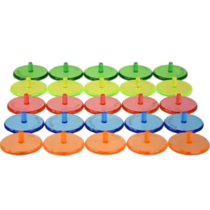 European New Golf Accessories 19 mm 25 mm Size Custom Golf Tees Golfer Gift Plastic Golf Ball Marker