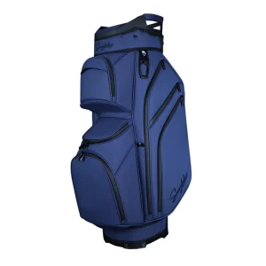 FL New Design Waterproof Light Weight PU Brown Color Golf Bag Embroidery Logo Premium Golf Cart Bag 14 Divisions