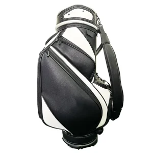 FL OEM PU Matte Leather Golf Bags Custom Logo Golf Cart Bag Embroidery Golf Bag for Men