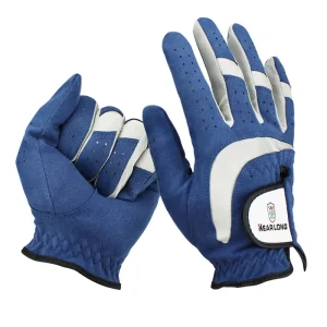 Fabric Golf Gloves Double Stitched Long Lasting Performance Enhanced Grip Golf Training Sports Gloves