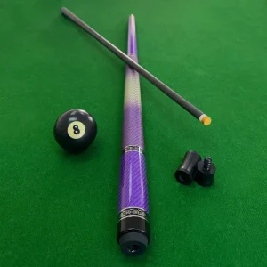 Factory 58 Inches Carbon Fiber Shaft With Threaded Types Joint 11.8 12.5mm Tip 1 2 Pool Billiard Cue Stick