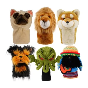 Factory Animal Golf Headcovers Luxury Golf Accessories Gift Dog Golf Club Head Cover