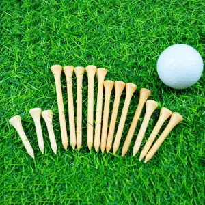 Factory Bamboo Golf Tee Customize Natural Sustainable Golf Tees Eco Friendly