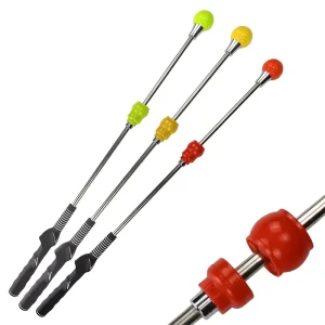 Factory Caiton Factory Indoor Hand-Shape Golf Grip Stick Tempo Trainer Clubs Swing Golf Training Aids
