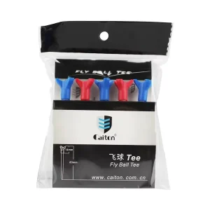Factory Caiton Golf Top Golf Tee Plastic Bulk Tee Flexible Tee Rubber Fashion Manufacturer Professional Oem Customized Durable Red 83mm