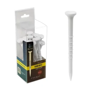 Factory Caiton OEM Customer Golf Tee Height Adjustable Golf Tee Scale Plastic Golf Tees Sport WHITE Durable OPP Bag or PVC Box