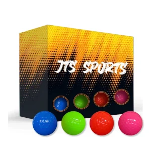 Factory Colorful Golf Balls Assorted Bright Colored Golf Balls Bulk Pack with Custom Packaging