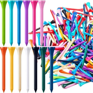 Factory Custom Custom Custom Logo 42mm/54mm/83mm Professional Various Multiple Color Bamboo Wooden Golf Tees