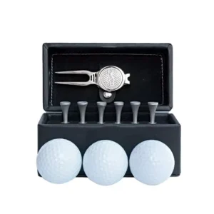 Factory Custom Custom Custom Logo Classic Golf Gift Set Golf Accessories Set with Box Golf Ball Tee Divot Tool