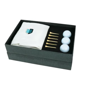 Factory Custom Custom Gift Golf Box Golf Accesoires Kit Golf Ball Towel Marker Tee Gifts Set Box