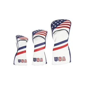 Factory Custom Driver Golf Head Cover Superior PU Leather Waterproof Quick Dry Durable Strong Magnetic