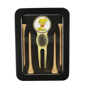 Factory Custom Golf Accessories Series Golf Gift Set With Golf Tee Magnetic Divot Tool and Ball Marker