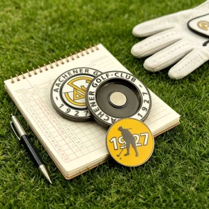 Factory Custom Golf Ball Markers Zinc Alloy Poker Chip Style Ball Marker Chips Corporate Golf Gifts