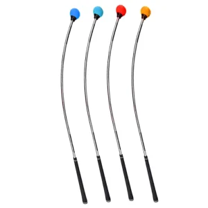Factory Custom Logo Caiton Golf Swing Trainer Curved Swing Rod Warm Swing Practice Golf Training Aids