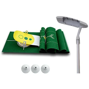 Factory Custom Logo Caiton Indoor Golf Putting Aids Putting Green With Holes