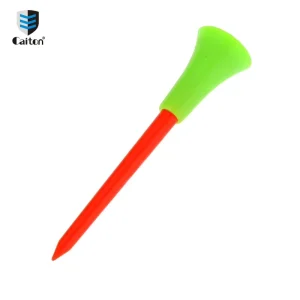 Factory Custom Logo China Manufacturers Rubber Top Golf Tee With Insert Card Box Packing T154