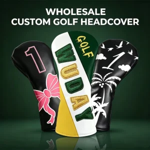 Factory Custom Logo Driver Golf Club Headcovers Custom Logo Design Golf Wood Cover Golf Head Cover
