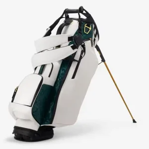 Factory Custom Logo Embroidered PU Leather Golf Pouch and Gun Bag