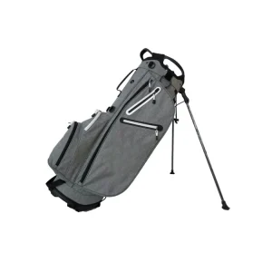 Factory Custom Logo Embroidered or Printed PU Leather Golf Stand Bag