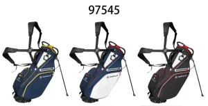 Factory Custom Logo Embroidery or Printing PU Leather Pouch Golf Stand Bag