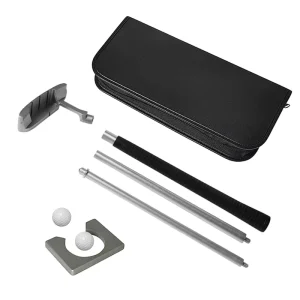 Factory Custom Logo PU Golf Gift Set Mini Golf Putter Set Golf Aluminum Alloy Putter Accessories