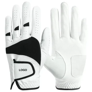 Factory Custom Logo PU Leather Golf Gloves Breathable Anti slip Wear resistant Golf Glove With High Quality