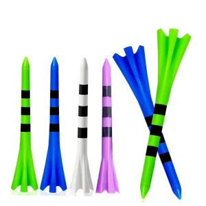 Factory Custom Logo Personalized USA Colored Unbreakable Durable Bulk Plastic Golf Tee