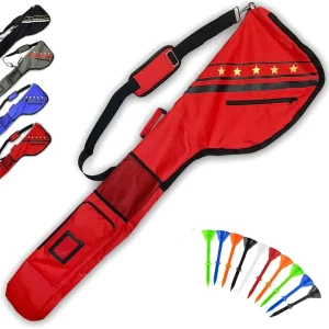 Factory Custom Logo Professional Portable Golf Club Carry Bags Sunday Bag Thick Waterproof Lightweight Foldable Durable Travel
