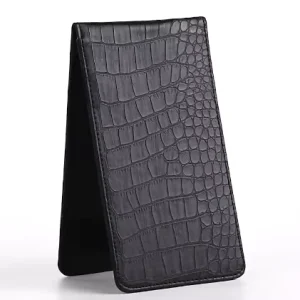 Factory Custom Logo Simple PU Leather Classic Golf Score Card Holder
