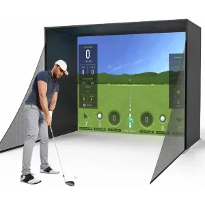 Factory Custom Size Golf Simulator Enclosure with Hitting Screen Indoor Outdoor Easy Assemble Golf Simulator Enclosure Cage