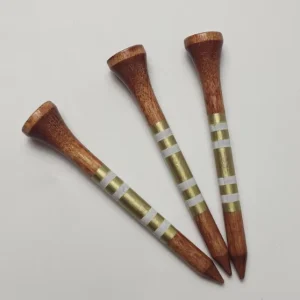 Factory Custom Wood Golf Tees 360° Print Durable Bamboo Wood Golf Tee