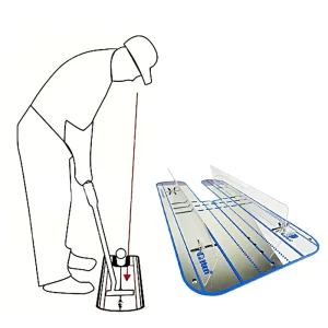 Factory Custom logo Golf Oem Golf Putting Alignment Mirror Golf Training Aids