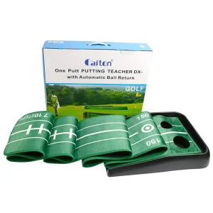Factory Custom logo Golf Oem Indoor Golf Putting Green Portable Practice Mat Putter Trainer Golf Training Aids