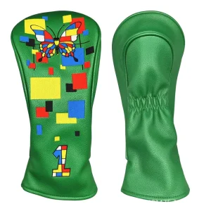 Factory Customization for PU Leather and Embroidery Head Covers Driver Head Covers Hybrids Head Covers with Logo Color Type