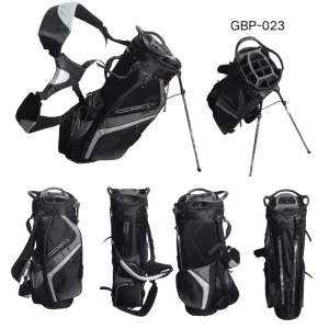 Factory Direct 14 Way Divider Custom Logo OEM ODM Golf Stand Bag Lightweight Nylon Leather Golf Bag