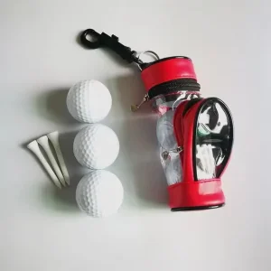 Factory Direct Accessory Bag Customizable Mini Golf Tool Bag with Waterproof Feature PU Material Small Waist Design