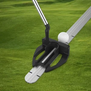 Factory Direct Aluminum Alloy Swing Trainer Golf Training Ruler Anti Slip Adjustable Design for Home Practice Putter Trajectory
