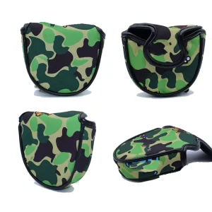 Factory Direct Camo Nylon Polyester Canvas Waterproof Golf Putter Headcover