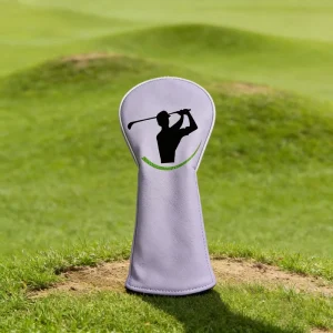 Factory Direct Custom Logo Eco-Friendly Waterproof Lightweight PU Leather Golf Headcover