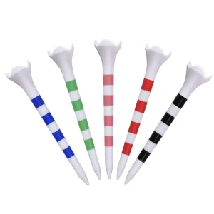 Factory Direct Custom Logo Plastic Golf Tees New Design Printed Golf Pegs Accessories